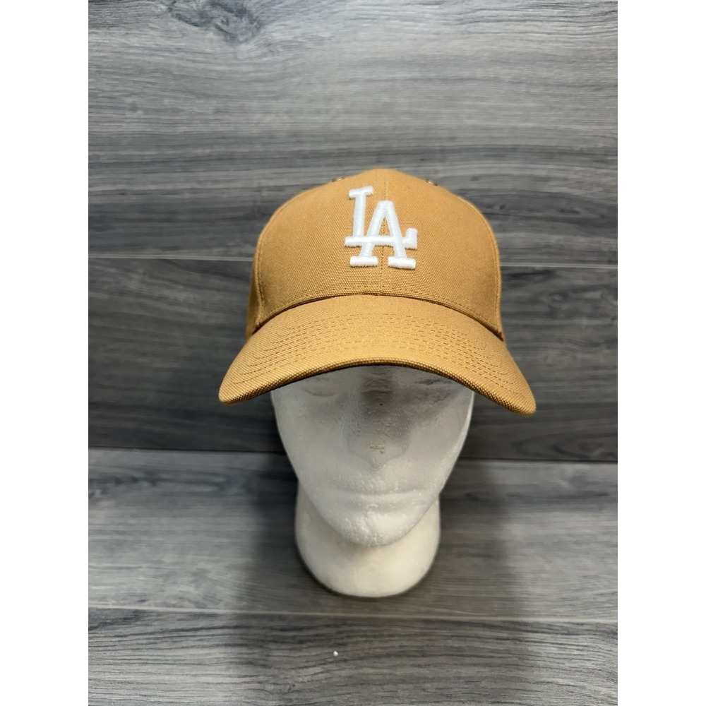 Los Angeles LA Dodgers + Carhartt Collab Adjustable Baseball Hat '47 Khaki Cap